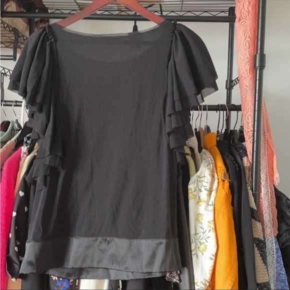 Vivienne Tam Mesh Flower Embroidery Top - Picture 7 of 11